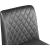 Bryce Faux Leather Bar Stool with Matte Black Metal Legs