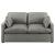 Grayson Sloped Arm Top Grain Leather Loveseat