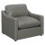 Grayson Sloped Arm Top Grain Leather Living Room Set