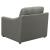 Grayson Sloped Arm Top Grain Leather Living Room Set