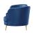 Sophia Velvet Loveseat with Camel Back