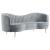 Sophia Velvet Sofa with Camel Back