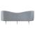Sophia Velvet Sofa with Camel Back