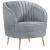 Sophia Vertical Channel Tufted Velvet Chair
