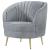 Sophia Channel Tufted Back Velvet Living Room Set