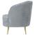 Sophia Vertical Channel Tufted Velvet Chair