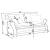 Sheldon Woven Fabric Living Room Set with Rolled Arms