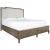 Playlist Harmony Fabric/Wood Panel Bed, King Size