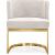 Gianna Velvet Dining Chair with Gold Stainless Steel Base
