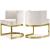 Gianna Velvet Dining Chair with Gold Stainless Steel Base