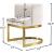 Gianna Velvet Dining Chair with Stainless Steel Base
