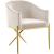 Xavier Velvet Dining Chair with Gold Steel Legs