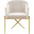 Xavier Velvet Dining Chair with Gold Steel Legs