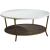 Round Stone/Metal Coffee Table