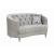 Avonlea Sloped Arm Tufted Fabric Loveseat