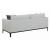 Apperson Cushioned Back Linen Fabric Sofa