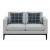 Apperson Cushioned Back Fabric Loveseat