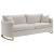 Corliss Chenille Arched Arms Living Room Set