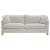 Corliss Chenille Arched Arms Living Room Set