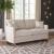Corliss Chenille Arched Arms Living Room Set