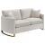 Corliss Chenille Arched Arms Loveseat