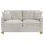 Corliss Chenille Arched Arms Loveseat
