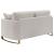 Corliss Chenille Arched Arms Living Room Set