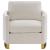 Corliss Chenille Arched Arms Chair