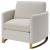 Corliss Chenille Arched Arms Living Room Set
