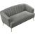 Tori Velvet Loveseat