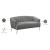 Tori Velvet Loveseat