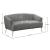 Tori Velvet Loveseat