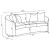 Rainn Fabric Tight Back Sofa