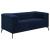 Chalet Tuxedo Arm Velvet Loveseat