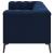 Chalet Tuxedo Arm Velvet Loveseat