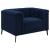 Chalet Tuxedo Velvet Arm Chair
