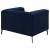 Chalet Tuxedo Velvet Arm Chair