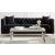 Delilah Velvet Tufted Tuxedo Arm Living Room Set