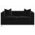 Delilah Velvet Tufted Tuxedo Arm Living Room Set