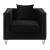 Delilah Velvet Tufted Tuxedo Arm Living Room Set