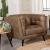 Thatcher Leatherette Button Tufted Chair