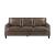 Leaton Recessed Arms Leather/Split Sofa
