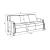Leaton Recessed Arms Leather/Split Living Room Set