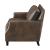 Leaton Recessed Arms Leather/Split Loveseat