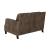 Leaton Recessed Arms Leather/Split Loveseat