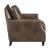 Leaton Recessed Arms Leather/Split Arm Chair