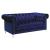 Bleker Tufted Velvet Tuxedo Arm Loveseat