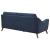 Gano Sloped Arm Fabric Sofa