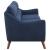 Gano Sloped Arm Fabric Sofa