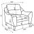 Gano Sloped Arm Fabric Chair